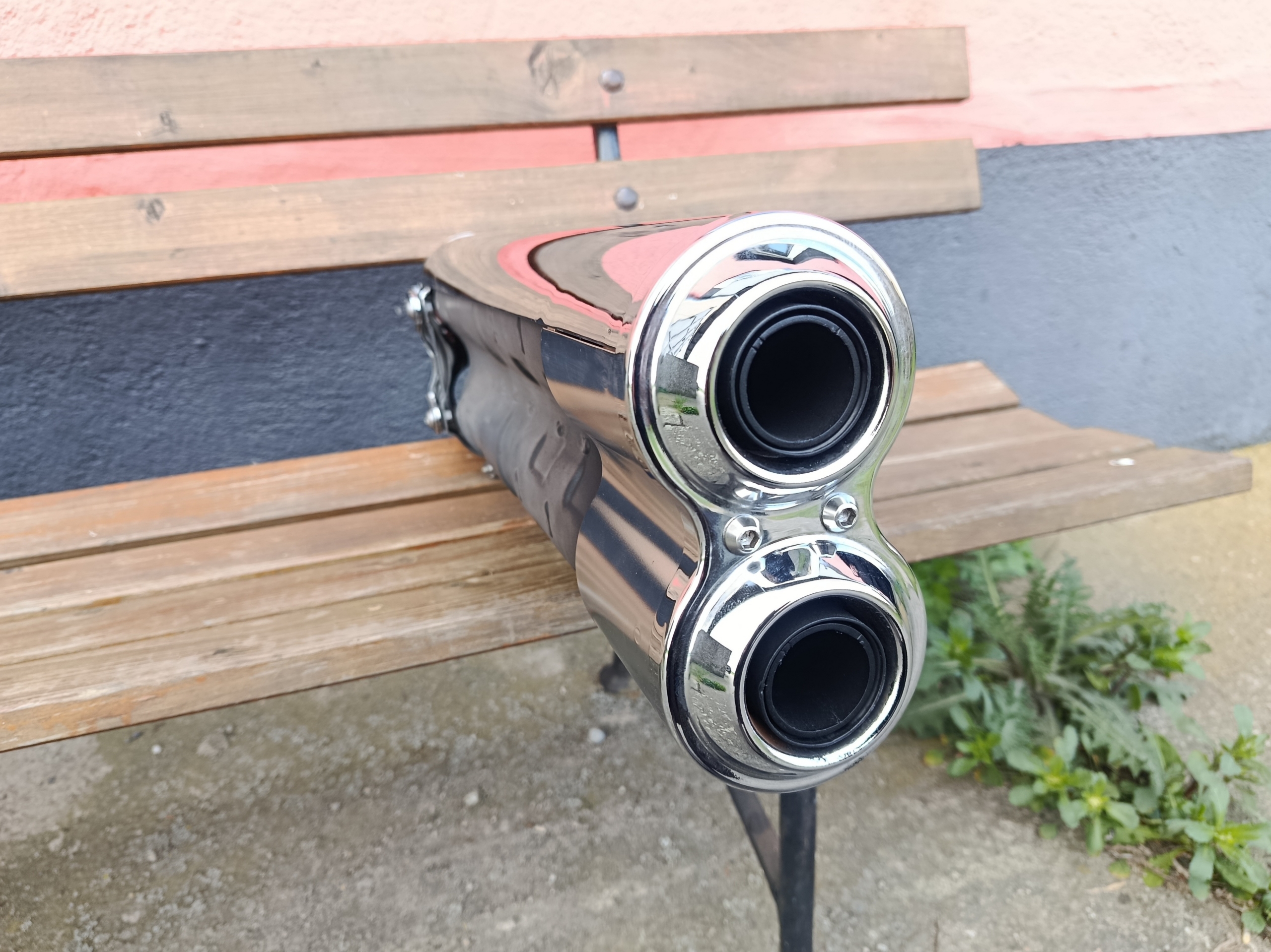 Verstellbarer Auspuff-Umbau Fury VT 1300 CX Klappenauspuff Sound-Control-Systems
