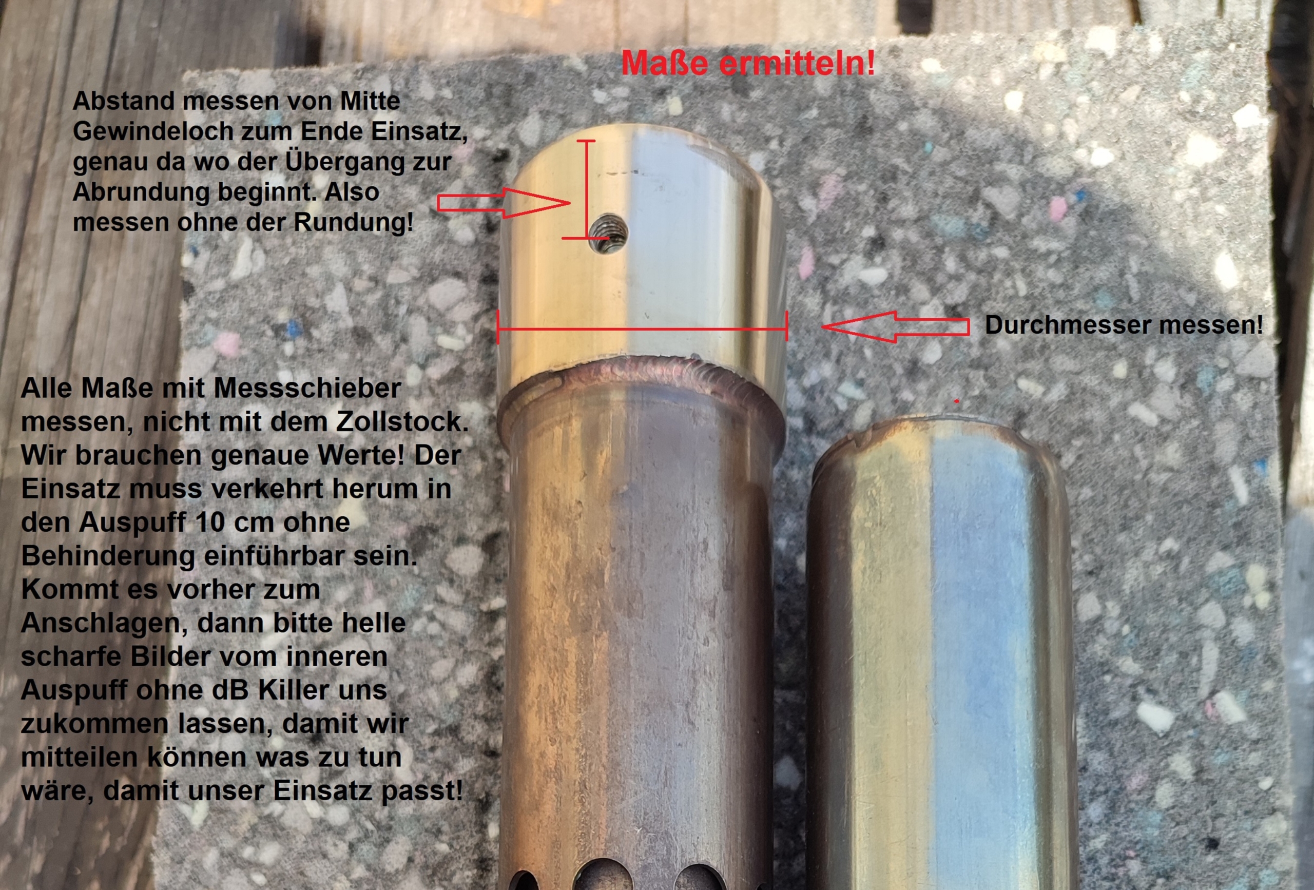Verstellbarer dB-Killer für Miller Magellan – Bild 2