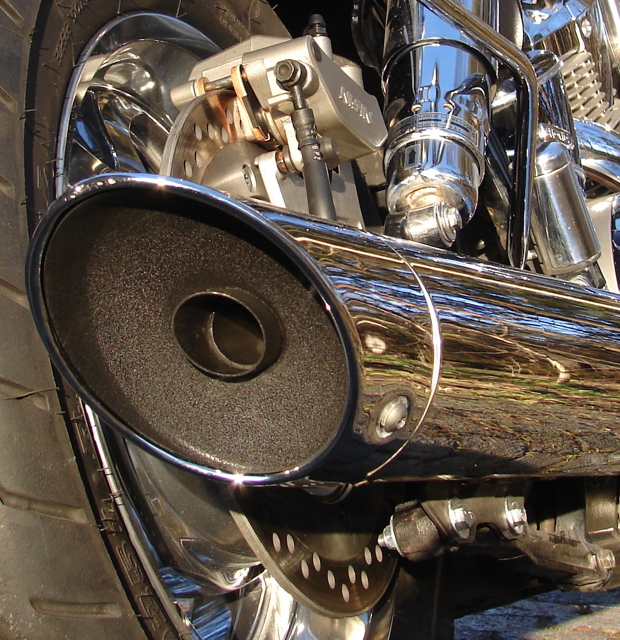 Verstellbarer Auspuff Honda VTX 1800 C