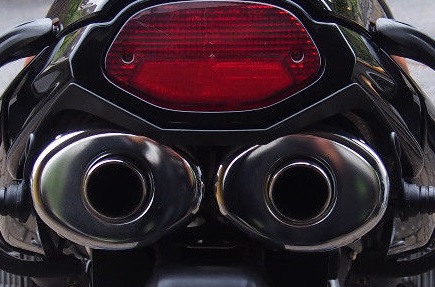 R 1100 S verstellbarer Auspuff