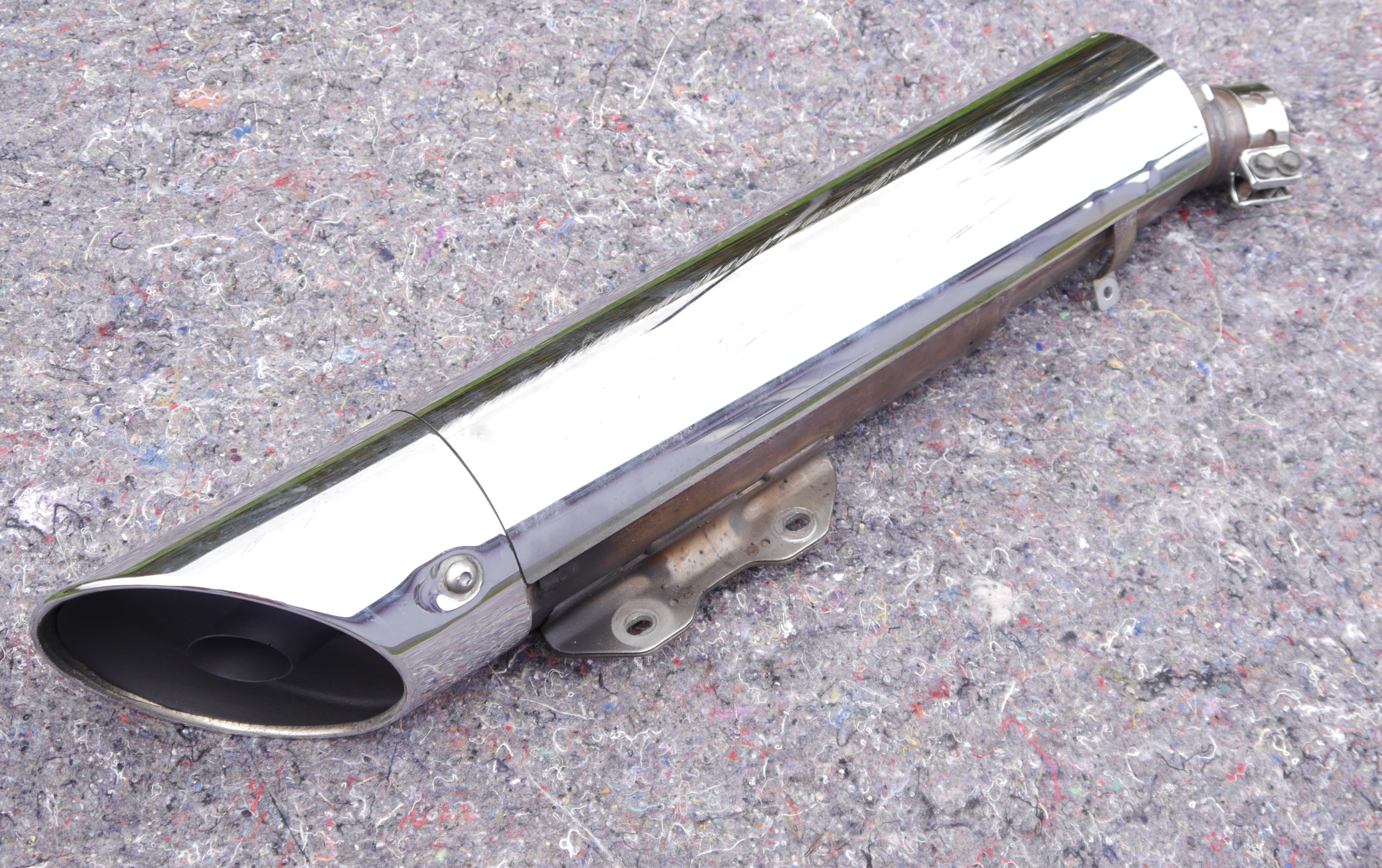 Auspuffkürzung Honda VTX 1800 C – Bild 2